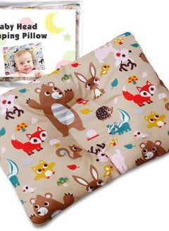 Buy Baby pillow for newborn, breathable infant head shaping pillow with washable cotton pillow protection for flat head syndrome, baby head support pillow for 0-2t girl & boy - bear in Egypt