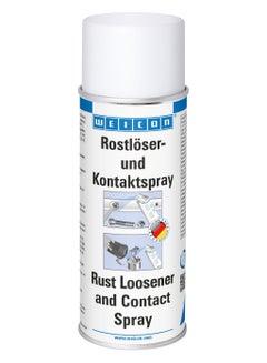 اشتري WEICON Rust Remover and Contact Spray , 400 ml ,Protects and removes rusted components, e.g. on car brakes Battery clamps Spark plugs Rims Hinges في الامارات