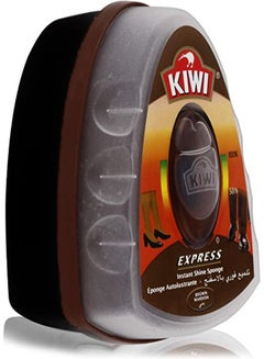 Buy kiwi Express Instant Shine Sponge Brown 7ml in Saudi Arabia
