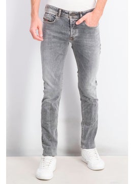 Buy Men Sleenker Skinny Fit Wash Stretchable Denim, Washed Black in UAE