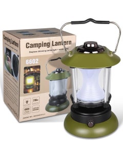 Buy Emergency Light LED Lantern Rechargeable Camping Lantern,High Lumens Hurricane Lantern 2 Modes Cool/Warm Adjustable Brightness Camping Lights for Outdoor Lighting/Work/Power Outages in Egypt