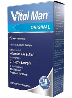 اشتري Men Original Active Lifestyle Support With Vitamins B6 And B12 And 29 Key Nutrients- 45 Tablets في الامارات