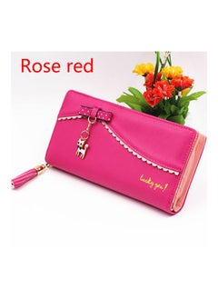 Buy Zip Around Wallet Rose Red in UAE