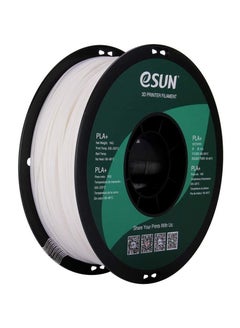 Buy Esun Pla+ 1.75mm White 3D Printer Filament Crack Resistant Smooth Finish 1kg Spool in UAE