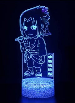 Buy 3D Night Lights, Japan Anime NARUTO Desk Lamp, USB Powered 16 Color Touch Remote Table Lamp, Home Decoration Kid Baby Bedroom Sleep Light Kakashi sasuke itachi uchina in UAE