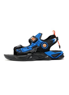 اشتري 2022 new summer boys sandals non-slip soft bottom childrens beach shoes boys shoes big childrens foreign trade WholesaleBlue Blue في السعودية