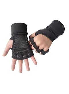 Crossfit Training Gloves, Wrist Support+1 Ring, Hand Palm Protector