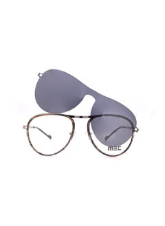 Buy Aviator Shape Clip On Sunglasses 69967-C5 in Saudi Arabia