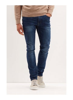 Buy Skinny Mid Blue Jeans in UAE