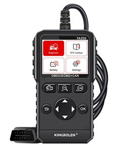 Buy KINGBOLEN YA200 OBD2 Scanner, Car OBD2 Code Reader Check Engine Light in Saudi Arabia