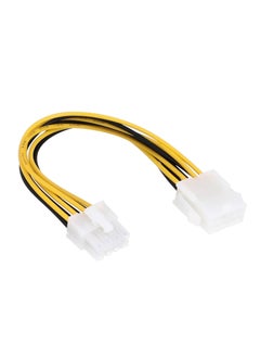 اشتري Keendex 1937 8 Pin Male to 8 Pin Female Cable - Yellow and Black في مصر