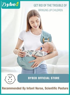 اشتري Baby Wraps Carrier Infants Wrap Ring Sling and Nursing Cover for Toddler 0-36 Month, Soft & Comfortable, Perfect Gift في الامارات