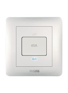 Buy Danube Home - Milano 45A Dp Switch With Led Indicator Wh Ps in UAE