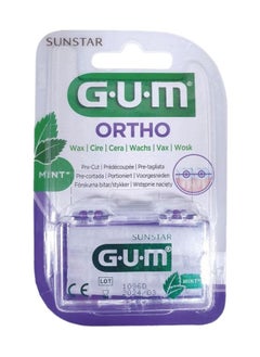 Buy Orthodontic Transparent Wax  Mint Flavoured  With Vitamin E & Aloe  Prevent Painful Ulceration Relieve Irritations on Cheeks & Gums  Precut Pieces for Hygienic Applicationmirror Included in UAE