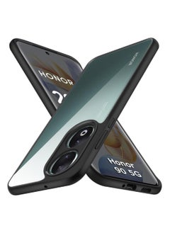 Buy Bumper Protective Case for Honor 90 5G Silicone TPU Bumper Ultra Durable Ultra-Safe Camera Optimum Solution Black in Egypt