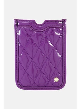 اشتري Women Textured Card Case 14 H x 10 L x 1 H cm, Purple في الامارات