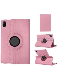 Buy Compatible with Huawei Matepad SE 11 inch Case Cover 2024 Full Coverage Leather PU Flip Case with Rotating Folding Stand Cover Rugged with Auto Sleep/Wake (Pink, 11") in UAE