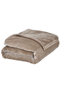 Buy Lightweight Velvet Blanket, Mora Series, 350GSM, Double Size 260 x 240 cm, Extra Soft All Season Fleece Blanket, Bed And Sofa Blanket in Saudi Arabia