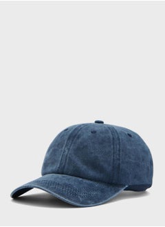 Buy Casual Acid Wash Curve Peak Cap in UAE