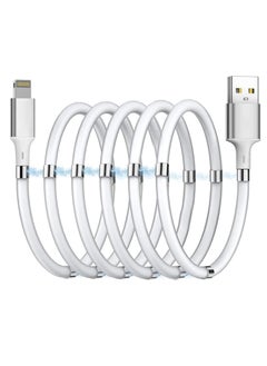 Buy 3FT Magnetic Charging Cable - Premium Quality Magnetic Nano Data Cord with Super Organized Design, Compatible with iPhone 14/13/12/11 Series and More in Saudi Arabia