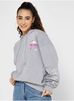 Buy Graphic Pullover Hoodie in UAE