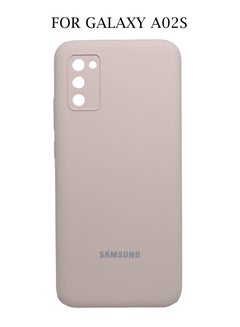 Buy Silicone Protective Case for Samsung Galaxy A02S Cover Slim Stylish with Inside Microfiber Lining in UAE