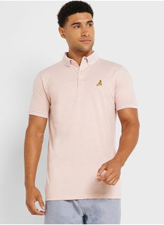 Buy Mens Ss Jersey Polo With Split Hem Side in UAE