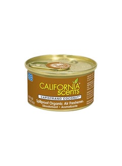 Buy California Scents - Spillproof Organic Car Air Freshener - Capistrano Coconut, 1.5 Ounce Canister in UAE