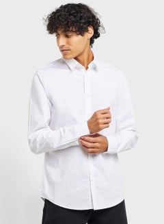 Buy Monogram Slim Fit Shirt in UAE