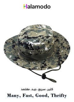 Buy Men's Outdoor Visor Camouflage Hiking Hat in UAE