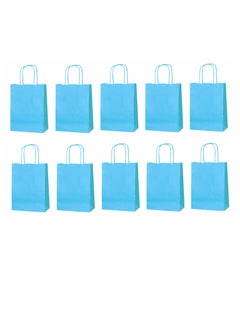 Buy Twisted Handle Paper Party Bags | 10 Pieces Perfect for Weddings, Birthdays, and Celebrations | Favour Gift Bags in UAE