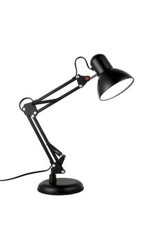 Buy Black Work Table Lamps with base 15x14x45cm in UAE