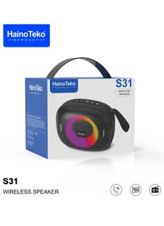 Buy Haino Teko Germany S31 Portable Wireless Bluetooth Speaker Blue in UAE