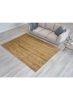 اشتري Handpicked Furniture Jute Beige Rug, Soft Area Carpets For Bed Room, Living Room, Dining Room, Antislip Floor Carpets, Easy To Clean, Made In India في الامارات