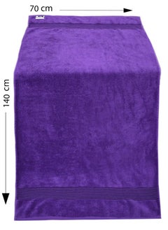 Buy Single Piece Suit Bath Towel 550 GSM 100% Cotton - 70x140 in Saudi Arabia