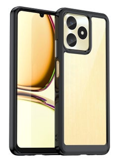 Buy Phone case for Realme C51/ Realme Note 50 Clear Back Soft TPU Shockproof Bumper Protection Cover in Saudi Arabia