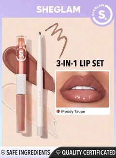 Buy Sheglam Soft 90S Glam Lip Liner Moody TAUPE 1.78g in UAE