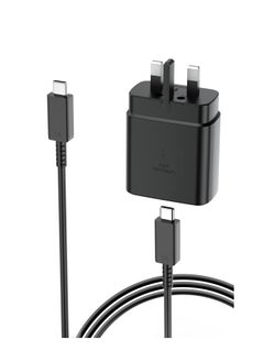 اشتري Samsung 45W Super Fast Charger Plug with 1.2M USBC Cable,PPS Wall USBC Charging Power Adapter Compatible with Samsung Galaxy S23,S23+,S23 Ultra,S22,S22+,S22 Ultra,S2,S21 Ultra,S21+,S20,A33,A72,A71,A54 في السعودية