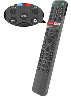 Buy RMF-TX500U Universal Remote Control for Sony Smart TV Bluetooth Remote All Sony Bravia LED OLED LCD 4K UHD HDTV HDR Android TV, with Google Play, Netflix Button in Saudi Arabia