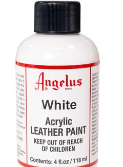 اشتري Angelus acrylic leather paint 4oz white في الامارات