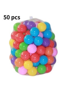 اشتري 50-Piece Soft Ocean Pit Toy Balls Play Set Multicolored For Age Group 1+ Years في الامارات