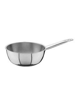 Buy Stainless Steel Induction Sauteuse with rim  18 cm x 6 cm |Ideal for Hotel,Restaurants & Home cookware |Corrosion Resistance,Direct Fire,Dishwasher Safe,Induction,Oven Safe|Made in Turkey in UAE