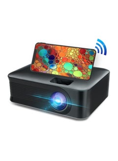 Buy 5G WiFi Bluetooth Projector, 9500L /1080P HD Mini Projector, 150" Portable Movie Projector with Screen, Home Theater Video Projector Compatible with HDMI,VGA, USB, Laptop, iOS & Android Smartphone in Saudi Arabia