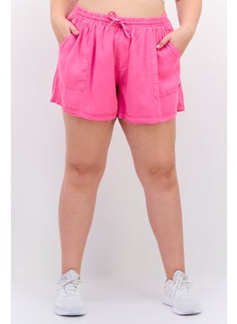 اشتري Women Plus Size Basic Short, Pink في الامارات