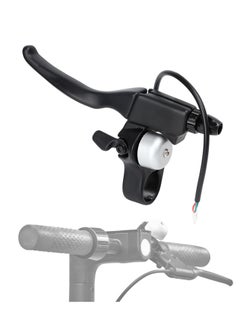 Buy Aluminum Alloy Electric Bike Brake Levers with Bell, Lightweight Handbrake Replacement for Electric Scooters and Bicycles, Ideal for Enhanced Safety and Performance. in UAE