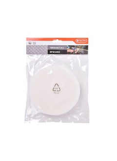 اشتري 2000 rpm Foam Velcro Medium Polishing Sponge White 180 mm 446879 في السعودية