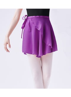 Buy Women Ballet Wrap Skirt Dark Purple in Saudi Arabia