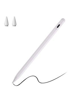 اشتري Digital Active Stylus Pen for iPad 9th Gen/8th Gen/7th Gen/ 6th Gen/ 5th Gen iPad Pencil White في الامارات