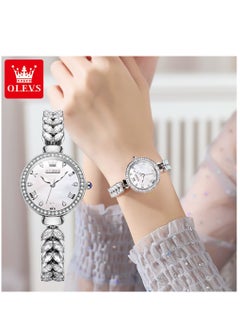 اشتري Watches for Women Fashion Quartz Stainless Steel Water Resistant Watch Silver 9971 في السعودية