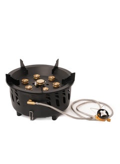 Buy 18000W 7-Star Stove, Portable Cassette Stove Power , Can Be Connected To 3 Kinds Of Gas Bottles, Powerful Firepower Windproof Design Stove for Outdoor Cooking Camping Picnic Hiking in Saudi Arabia